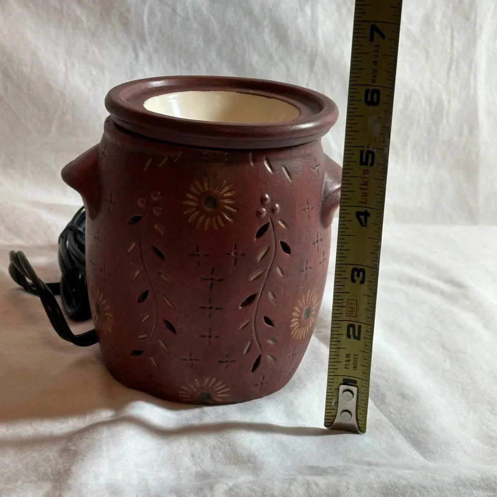 Lang Candles Primitives Electric Melting Pot Brown Excellent Sunflower 0636002